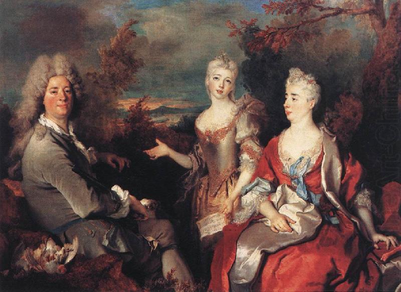 The Artist and his Family, Nicolas de Largilliere